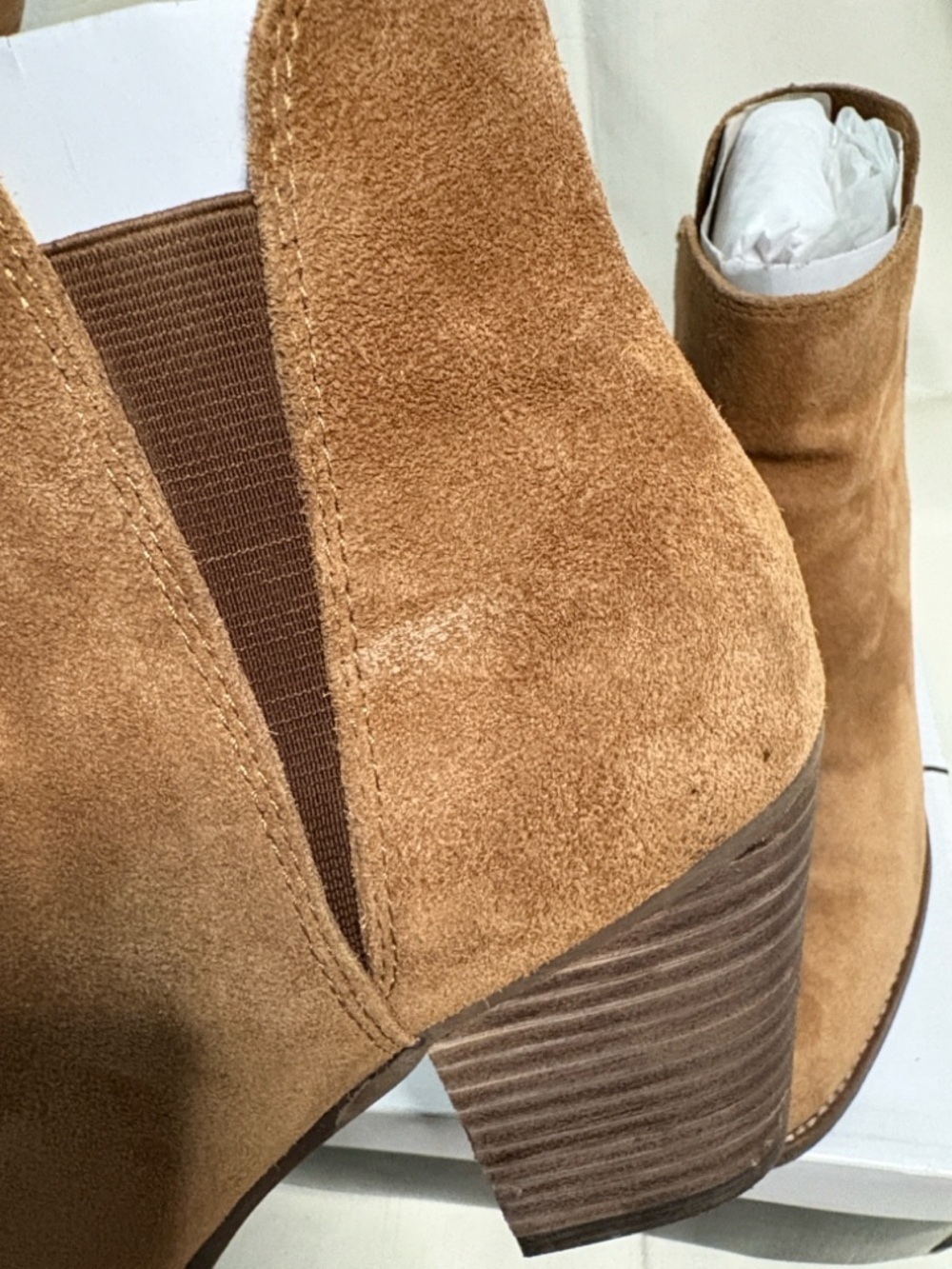 Dolce Vita Jaine Saddle Suede Ankle Booties - Picture 10 of 12